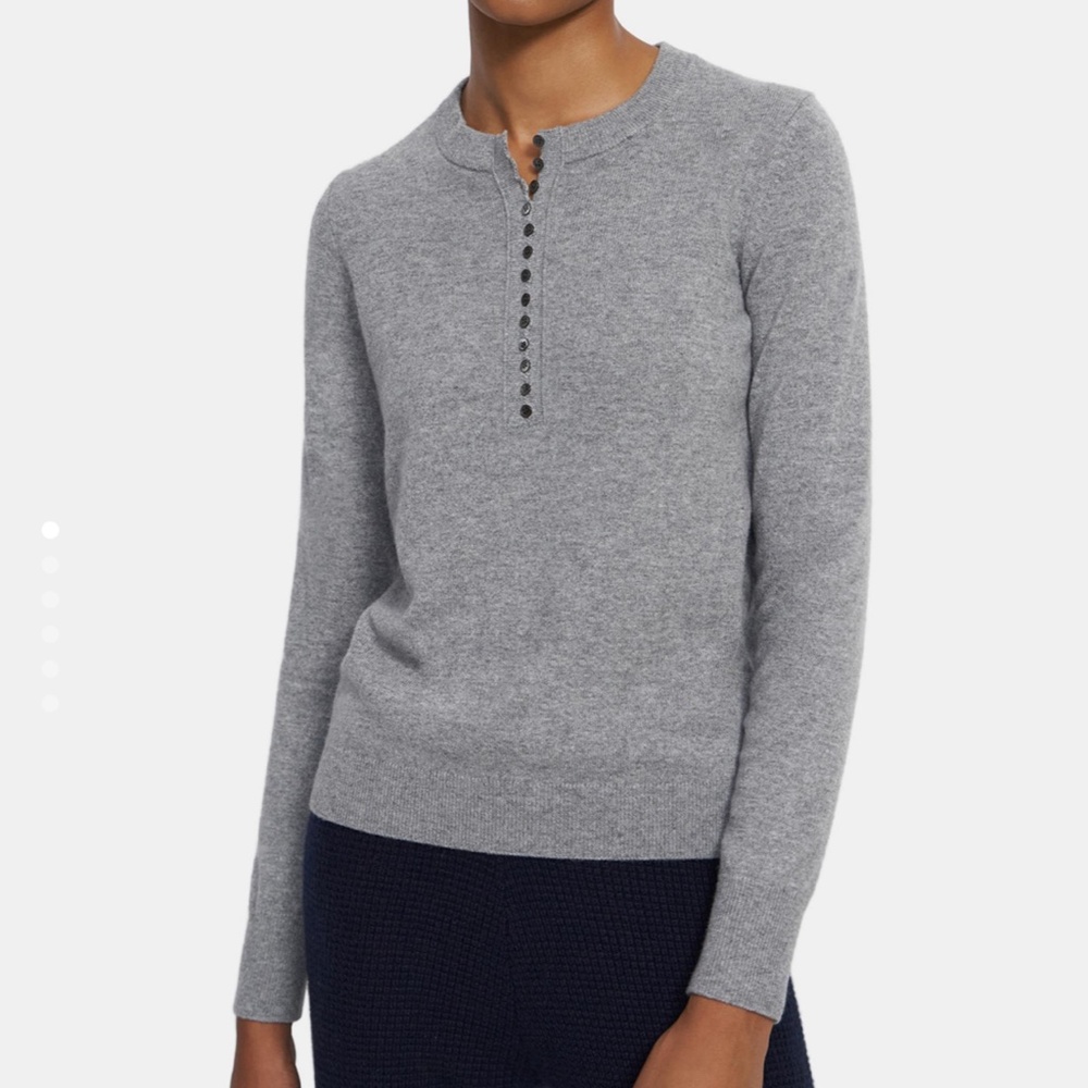 Henley Cashmere Sweater